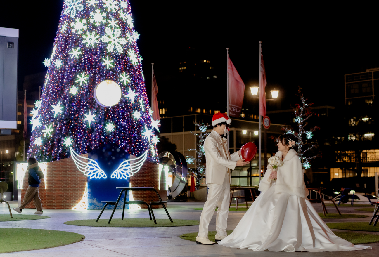冬ならではのクリスマス撮影?